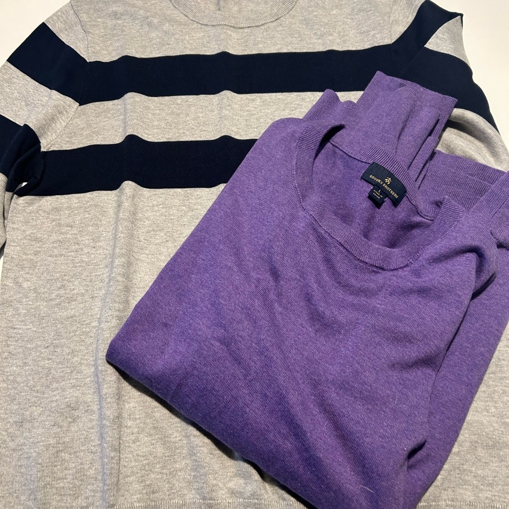 2 Brooks brothers men’s sweaters